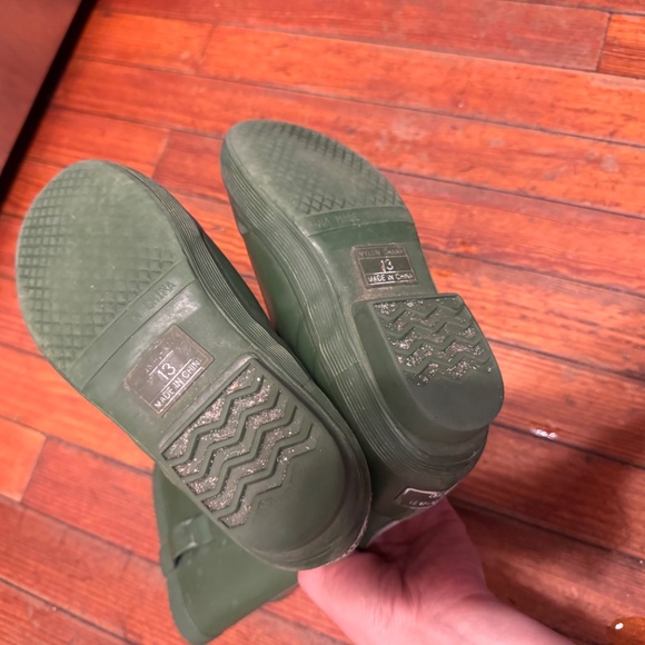 LL BEAN WELLIES rain boots toddler size 13 - Picture 6 of 8